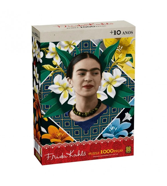 Quebra Cabeça Frida Kahlo 1000 Peças - Grow